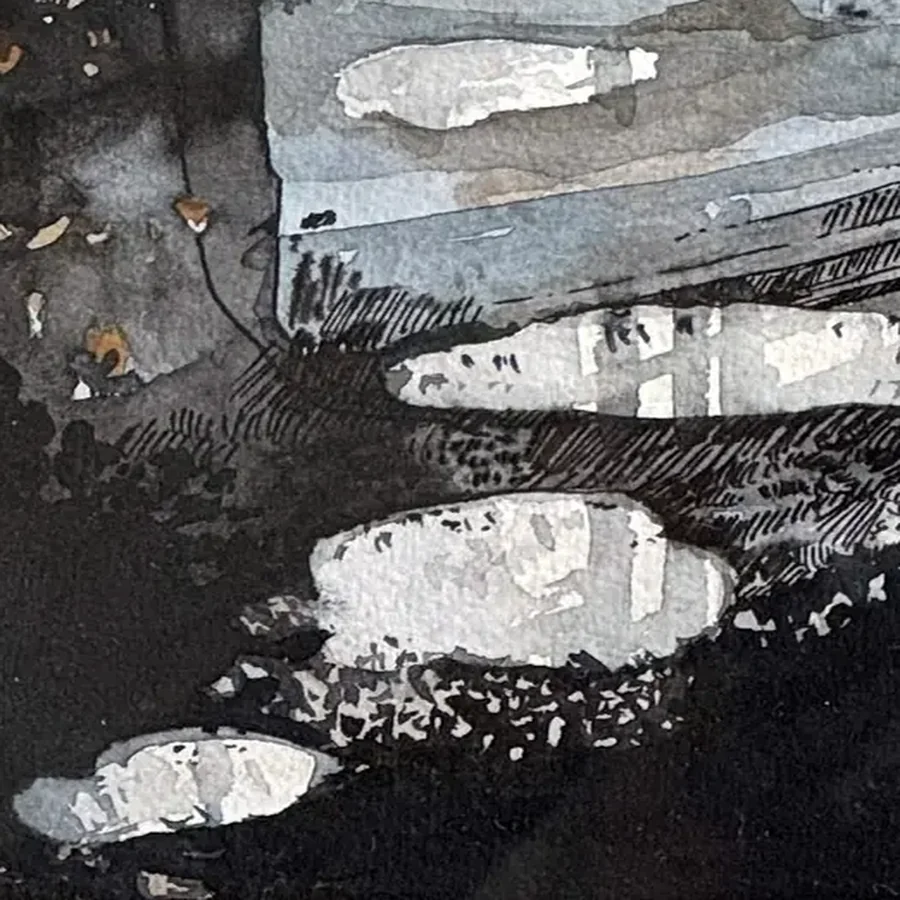 Détail 1, Après la pluie