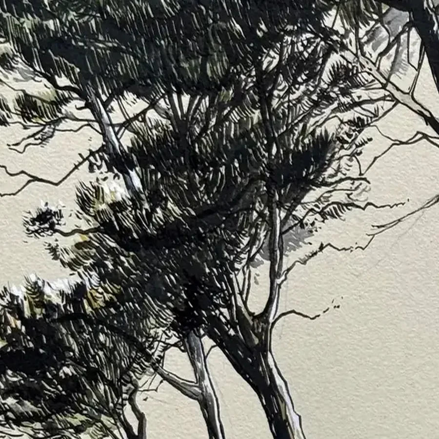 Détail 2, Dans la brume