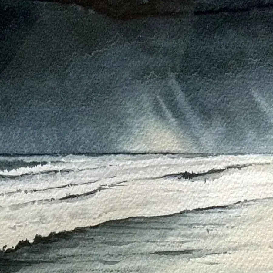 Détail 2, L'averse