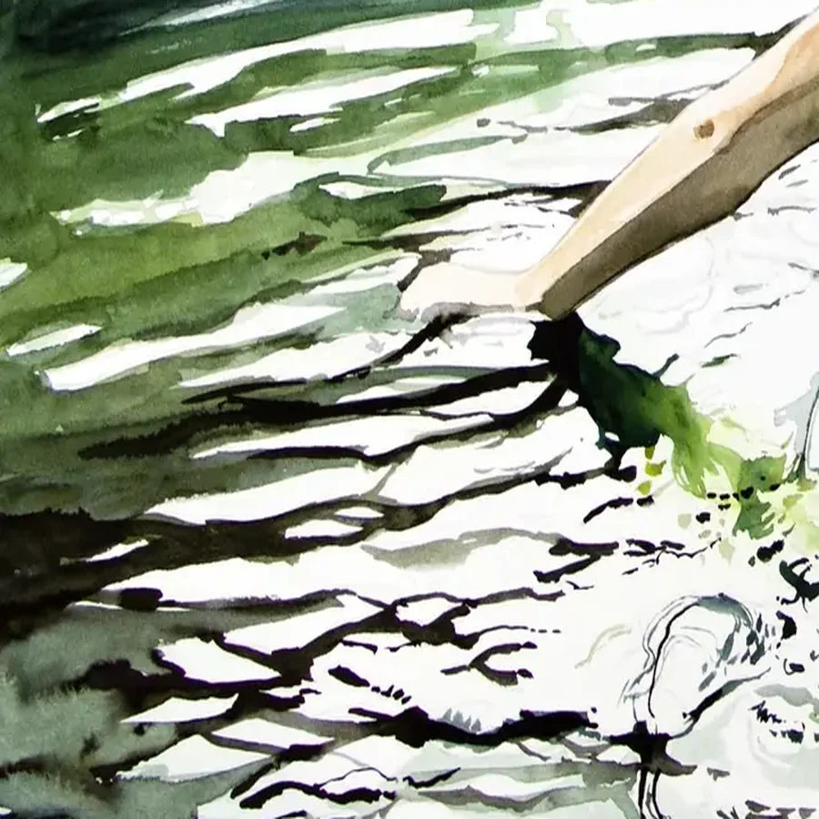 Détail 2, L'eau verte
