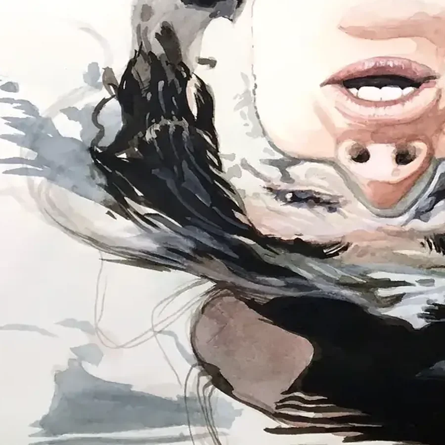 Détail 2, La nuque