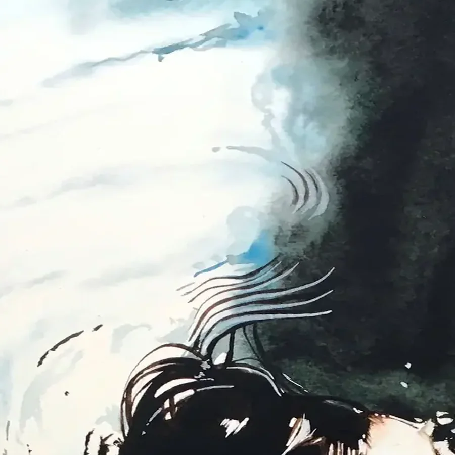 Détail 1, Le tourbillon